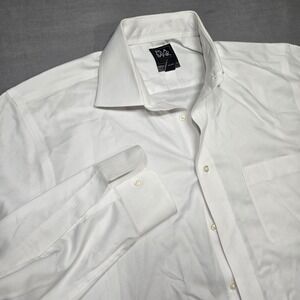 Set of 2 Jos. A. Bank Traveler Travel Tech Shirts Mens 16-33 Tailored Fit White